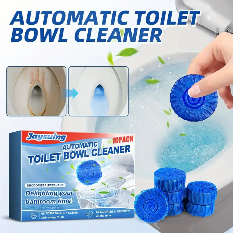 Clean-O-Max Auto Toilet Cleaner Tablets – BUY 1 GET 1 FREE | Effortless Cleaning & Freshness