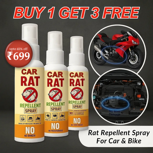 Rat-Guard Rat Control Spray | Non-Toxic Repellent for Cars & Bikes | 🔥BUY 1 GET 3 FREE🔥