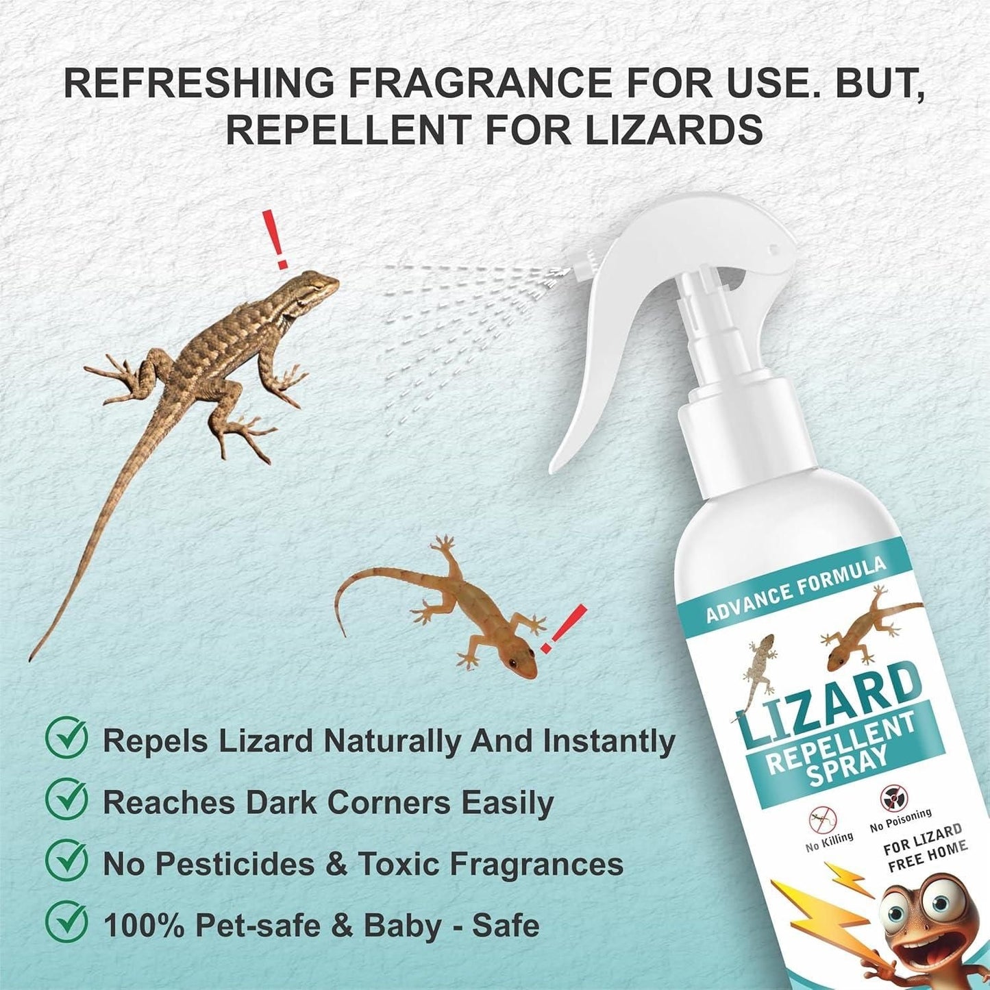 Lizard Repellent Spray – Buy 1 Get 1 Free | Keep Your Home Lizard-Free Naturally