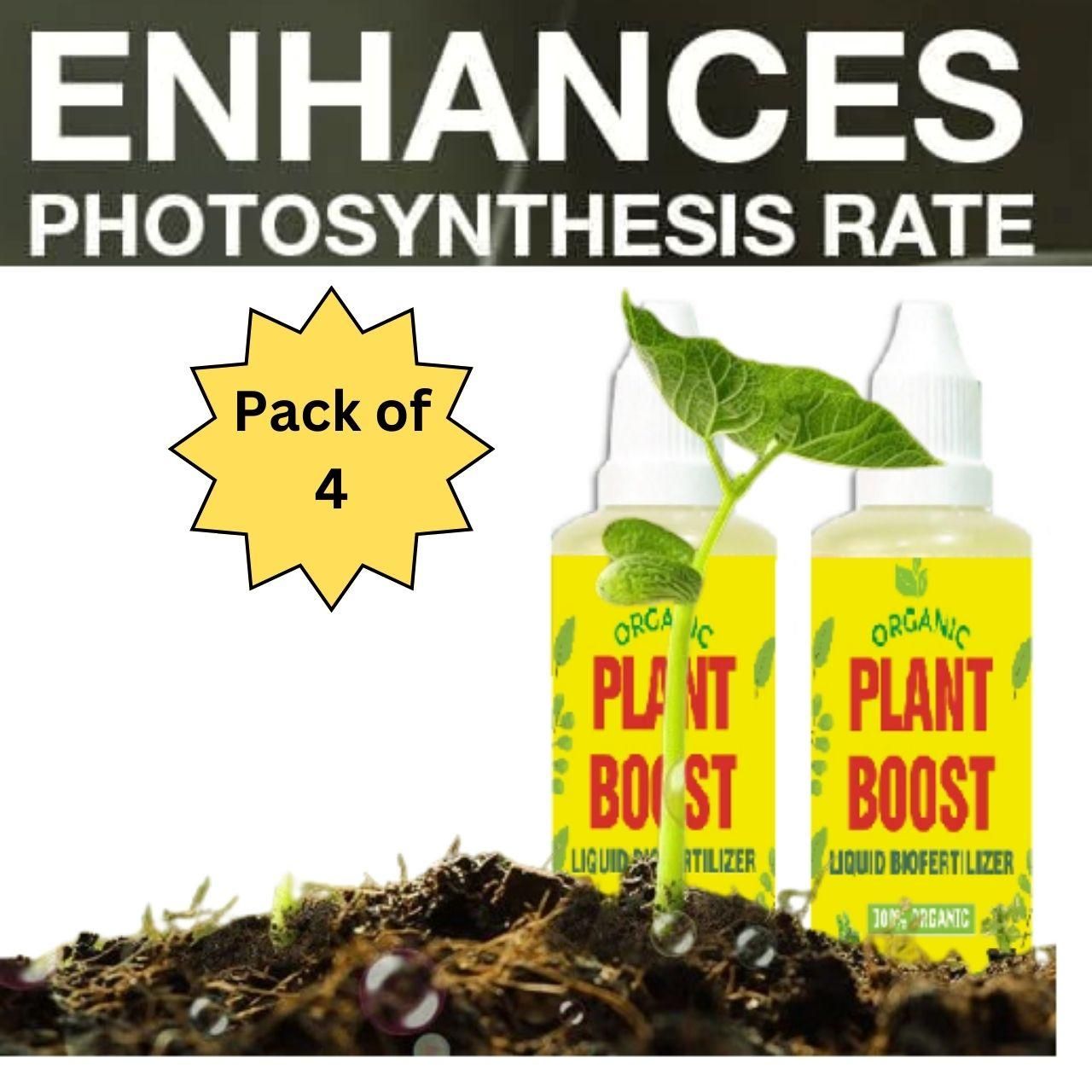 (PACK OF 4) Organic Plant Boost Liquid Bio fertilizer