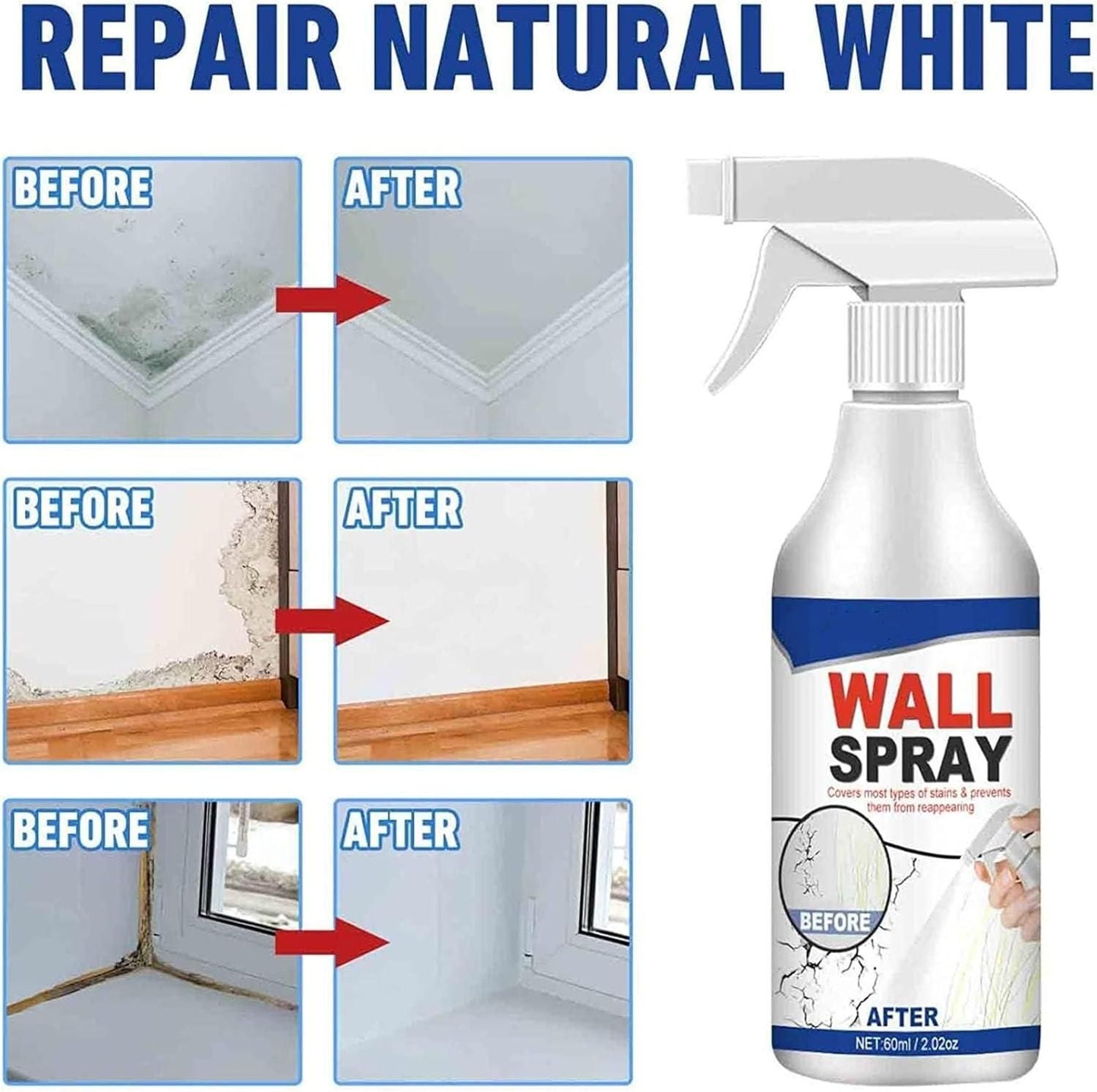 Wall Repair Paint Wall Spray |🔥FLAT 50% OFF SAVING🔥 | BUY 1 GET 1 FREE