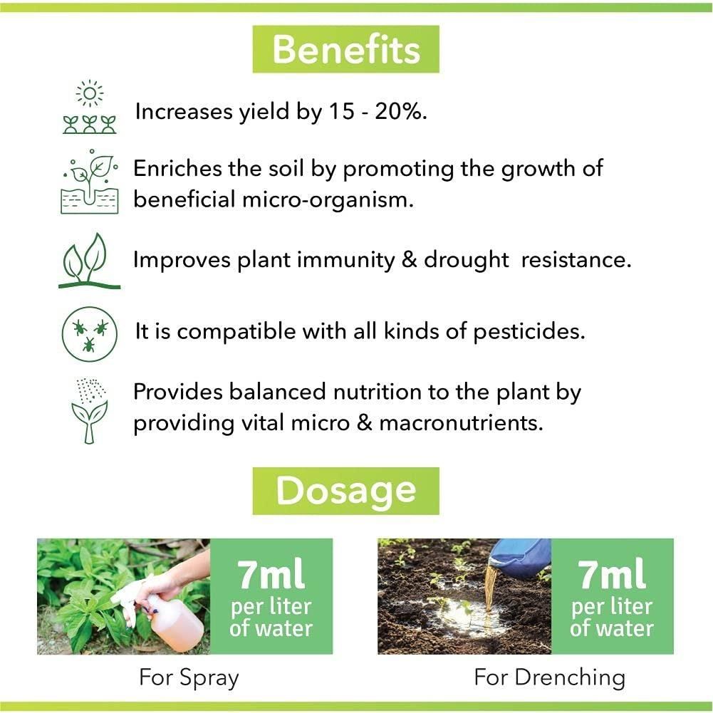 (PACK OF 4) Organic Plant Boost Liquid Bio fertilizer