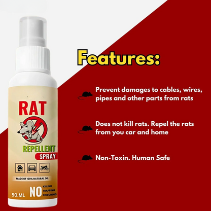 Rat-Guard Rat Control Spray | Non-Toxic Repellent for Cars & Bikes | 🔥BUY 1 GET 3 FREE🔥