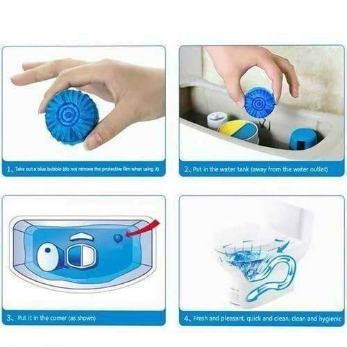 Clean-O-Max Auto Toilet Cleaner Tablets – BUY 1 GET 1 FREE | Effortless Cleaning & Freshness