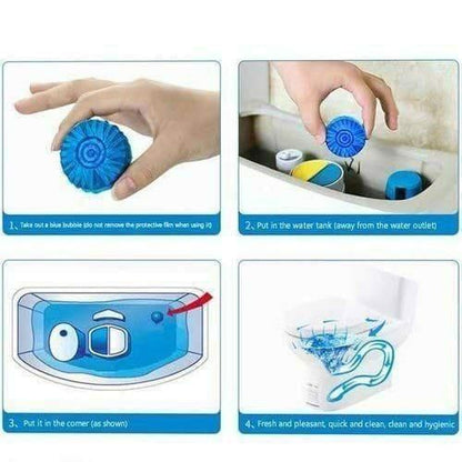 Clean-O-Max Auto Toilet Cleaner Tablets – BUY 1 GET 1 FREE | Effortless Cleaning & Freshness