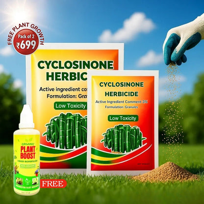 Cyclosinone Herbicide Granules + FREE Plant Growth Supplements 🔥 Buy 1 Get 1 Free