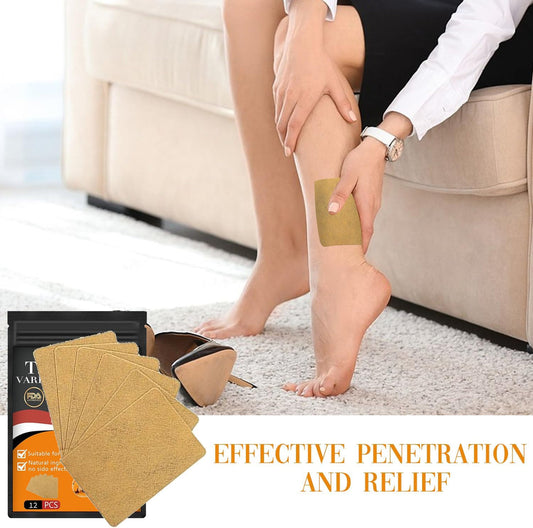 Turmeric Varicose Vein Patches – FLAT 50% OFF | Natural Relief & Healing