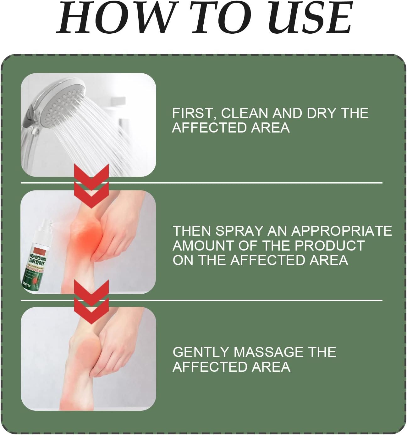 Foot & Joint Pain Relieving Spray – BUY 1 GET 1 FREE | Fast, Effective Pain Relief
