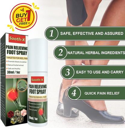 Foot & Joint Pain Relieving Spray – BUY 1 GET 1 FREE | Fast, Effective Pain Relief